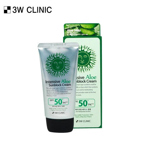 3W Clinic Intensive Aloe Sunblock Cream