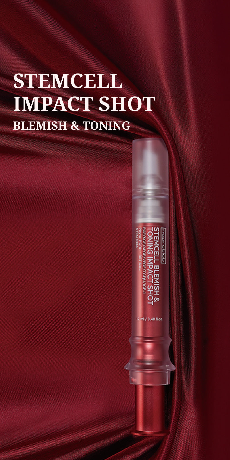美容液 noproblab STEMCELL BLEMISH & TONING NOPROBLAB Stemcell Blemish & Toning Impact Shot | Korean