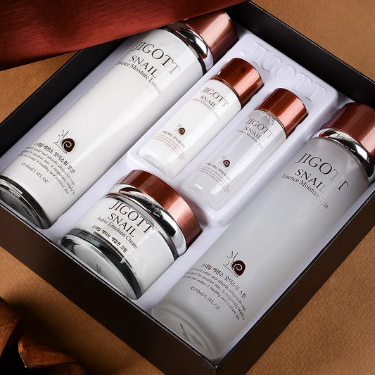 Jigott Snail Essence Moisture Skin Care 3Set