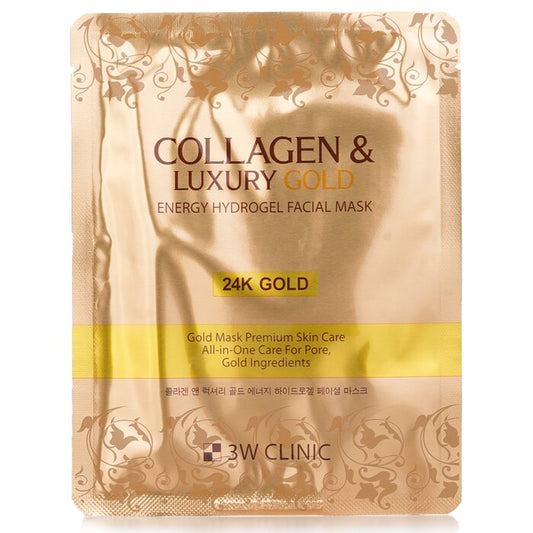3W Clinic Collagen & Luxury Gold Energy Hydrogel Facial Mask