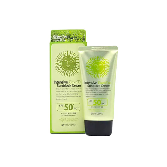 3W Clinic Intensive Green Tea Sunblock Cream