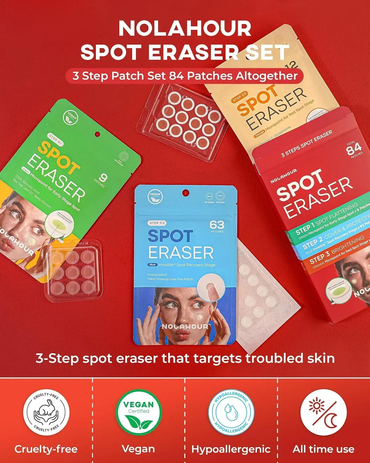 [Nolahour] Spot Eraser Complete 3-Step System Nolahour