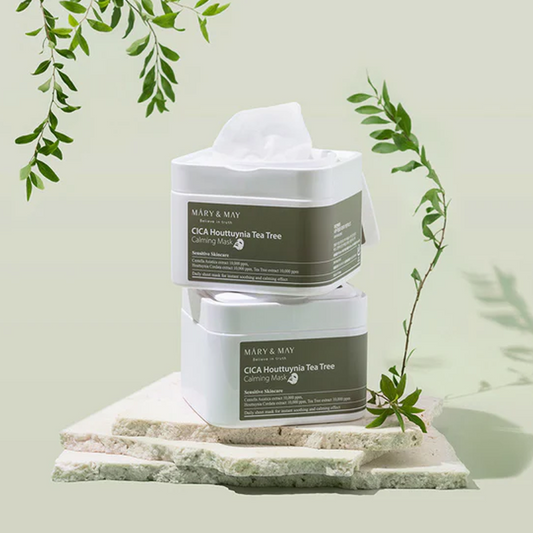 [Mary&May] CICA Houttuynia Tea Tree Calming Mask 30ea/400g