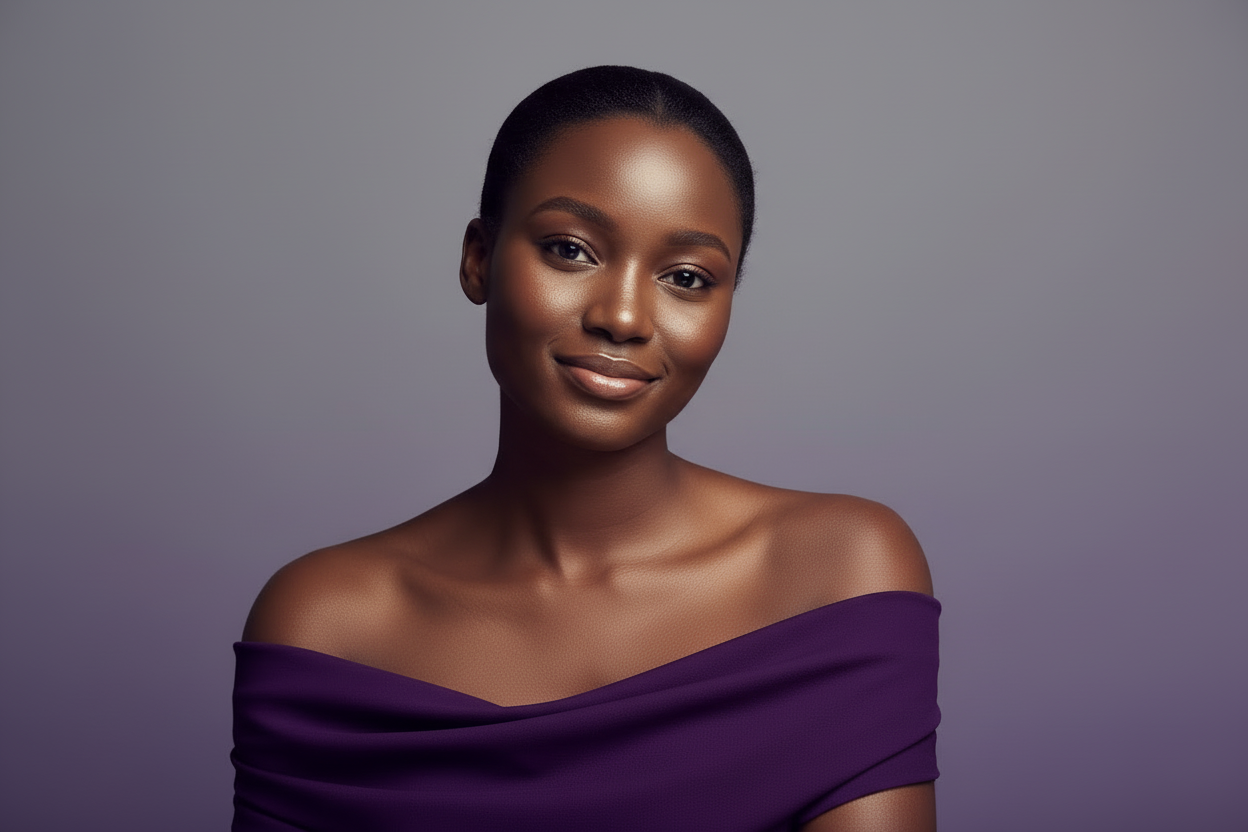 Hero - Smiling, Purple