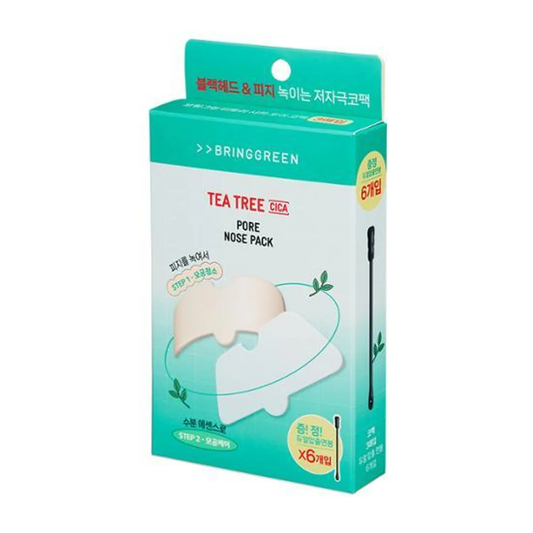 BRINGGREEN Tea Tree Cica Pore Nose Strip 5P