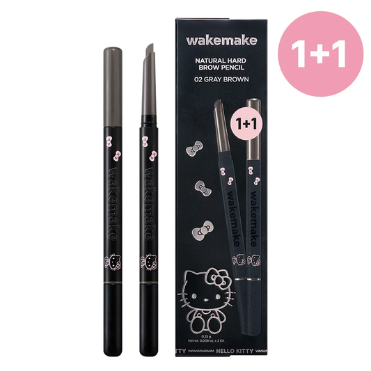[WAKEMAKE] Natural Hard Brow Pencil Refill Set 02 Gray Brown